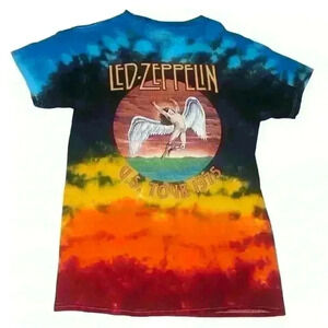 Tie-dyed Led Zeppelin T-shirt